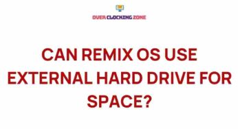 Unleash the Power of Remix OS: Expand Storage with External Hard Drives