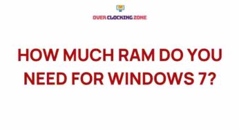 Uncover the Secret to Optimal Windows 7 Performance