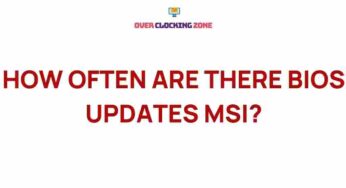 Unveiling the Mystery Behind MSI BIOS Updates