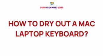 Unveiling the Secrets to Restoring Your Water-Damaged Mac Laptop Keyboard