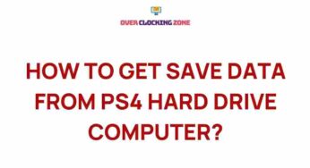 Uncover the Secrets of Transferring PS4 Save Data to Your Computer
