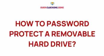 Unlock the Secrets: Safeguarding Your Removable Hard Drive