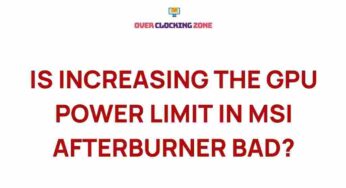 Unleashing the Power: The Truth Behind Increasing GPU Limits