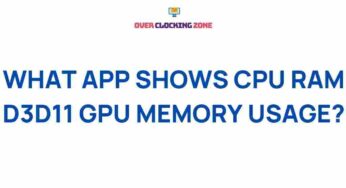 Uncover the Best Tool for Monitoring CPU, RAM, and GPU Performance