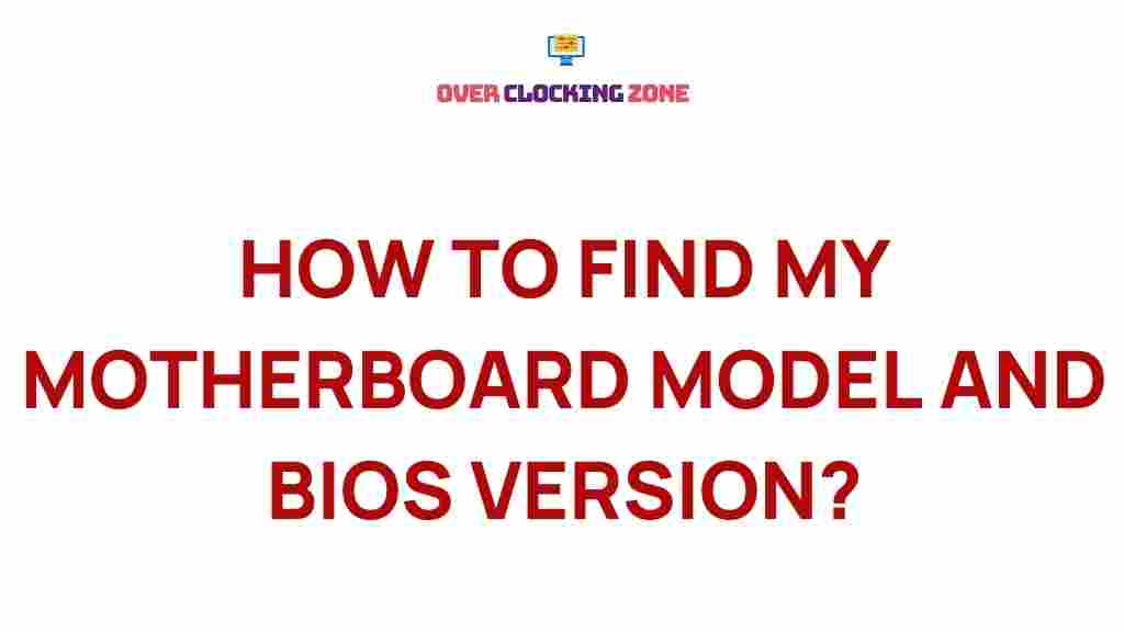 motherboard-model-bios-version
